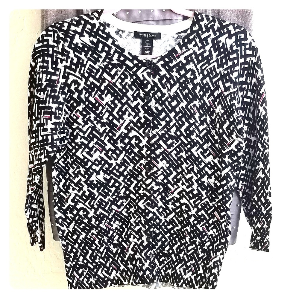 WHBM 3/4 Sleeve Cardigan